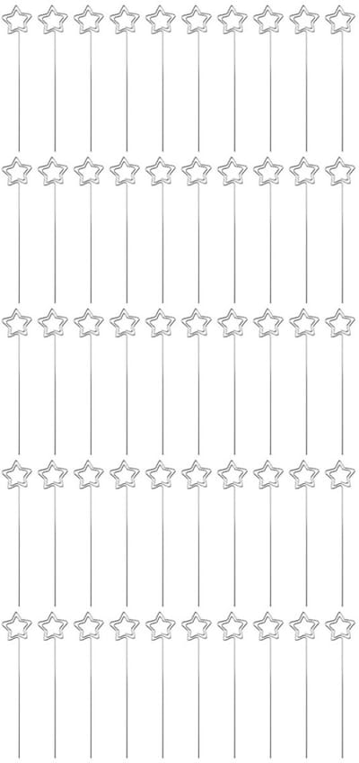 Dailygoods - Dailygoody - Metalen Draden - Kantooraccessoires voor Visitekaartjes - Ideaal voor Notities en Foto's - 50 Stuks - Handig en Functioneel - Geschikt vo...