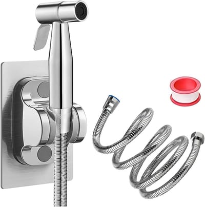 Handdouche voor Toilet met Hoge Druk, RVS Spritzet met 2 Meter Slang, Ideaal voor Badkamer en Keuken, Bidet Spray Kit