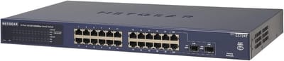 Smart Switch 24 Poorts Gigabit Ethernet LAN Switch - Beheerbaar, Stille Werking, Geschikt voor Rackmontage