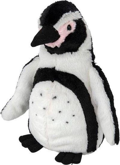 Nature Planet Pluche Humboldt Pinguin - knuffel - 22 cm - Pooldieren knuffel - Pinguins Knuffeldieren
