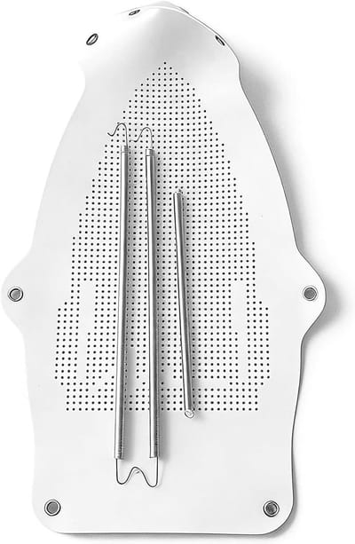 Universele Teflon strijkzool, beschermende textiele zool, anti-aanbak strijkzool voor stoomstrijkijzers, 0.5 mm dikte, ideaal voor efficiënt strijken en bescherming van kleding