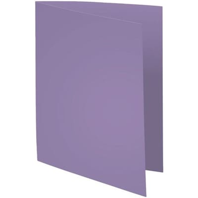 Exacompta ROCK''S 80 - Pak van 100 inlegmappen 22x31cm voor A4 - Paars - 800008E