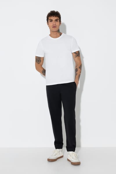 Crew Neck Shirt Serie Maglia Singola Wit