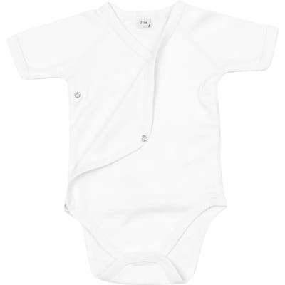 Babybugz Baby Unisex Biologische Katoenen Kimono Bodysuit (Wit)