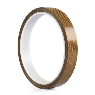 Hittebestendige PTFE Teflon Tape – Zelfklevende Afplaktape voor Vacuümmachines, Hand- & Impulssealers, Geschikt voor Voedselverpakkers – 50mm Breed × 10m Rol