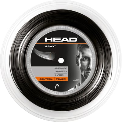 HEAD Hawk Rol Snaren 200m-Zwart