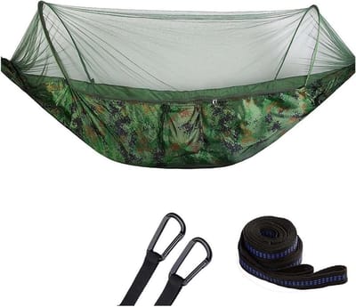 Outdoor Hangmat Draagbare Hangmatten Met Klamboe 290x140 Cm Lichtgewicht Nylon Parachutehangmat Voor Op Reis Camping Hangmat(C)