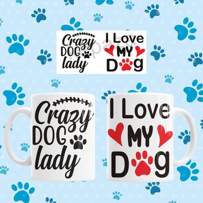 Mok Crazy dog lady (I Love my dog/s)