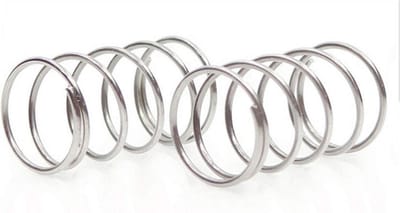 Compressieveren - Drukveer RVS - Mechanische Toepassingen - Niet-corrosief - 1.5x17x35mm - Zilver