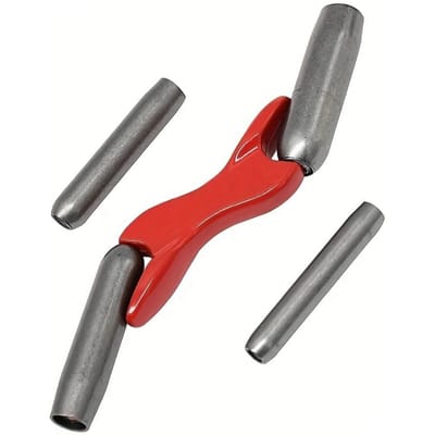 Outil de jointoiement de maçonnerie 1 2 5 8 3 4 7 8 Pouces Finisseur de joint de brique convexe pour finition de mur Maçonnerie Jointoir Rouge rouge