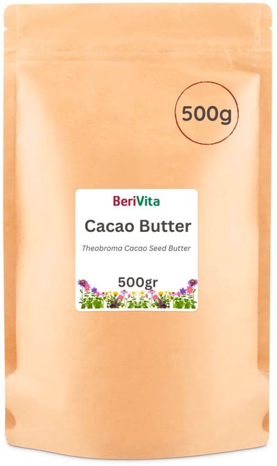 Cacaoboter 500gr Brokken - Cocoa Butter - Huid - Ongeraffineerde, Pure en Onbewerkte Cacao Boter