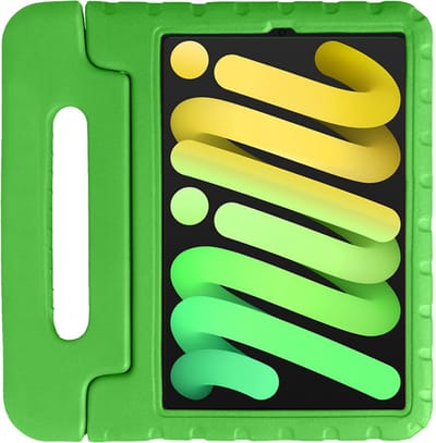 Hoes - Geschikt voor Apple iPad Mini 7 (2024) - 8.3 inch - 7e Generatie - Kinderhoes Shockproof Bumper - Kidsproof Case - Tablet Hoesje - Kinder Hoesje Cover - Groen