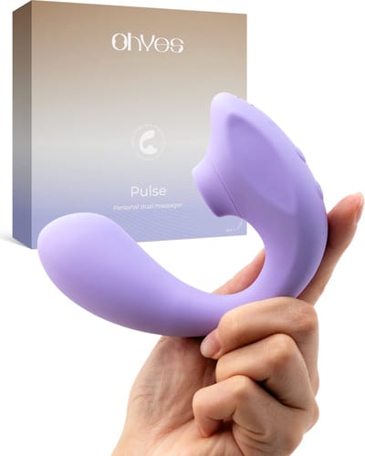 OHYES Pulse - Clitoris Stimulator & G Spot Vibrator - Luchtdruk Vibrators voor Vrouwen - Sex Toys voor Vrouwen - Lavendel