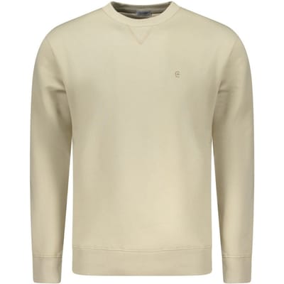 Coveri Bewegende Beiger Katoenen Heren Sweatshirt