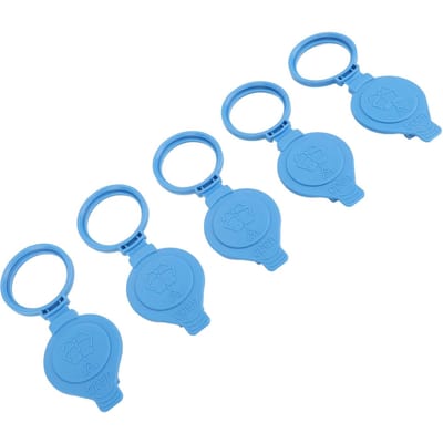 5 pièces Bouchon de réservoir de liquide lave-glace 7357288 61667357288 Réservoir d'essuie-glace de pare-brise de voiture gray