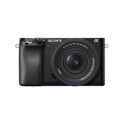 Sony A6100 + 16-50mm lens - APS-C Systeemcamera - Zwart