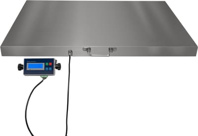 Huisdierenweegschaal voor dierenartsen - zilver - 90x60cm - 300kg