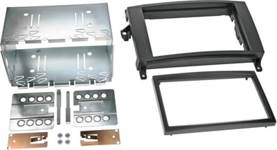 2-DIN Paneel geschikt voor Mercedes Benz A-Klasse/ B-Klasse/ Vito/ Viano - Kleur: zwart