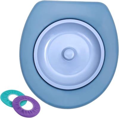 Toiletbril Emmer - Camping Toilet - Buiten Sanitair - Waterdicht PVC Materiaal - 250 kg Belastbaar - Meerkleurig