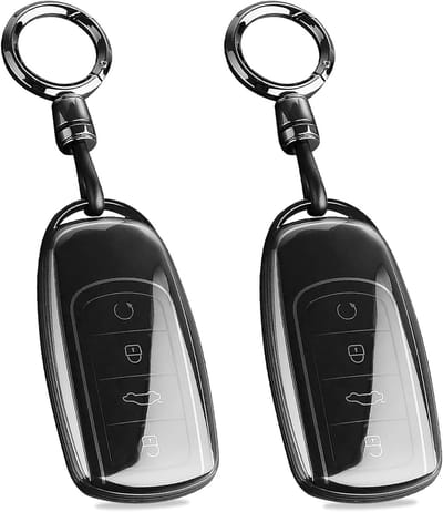 TPU Sleutelhanger Bescherming voor Jaecoo J7 J8 J9 en Tiggo Modellen, Slimme Sleutelbeschermer, Toebehoren met Sleutelhangers, 4 Knoppen Auto Accessoires