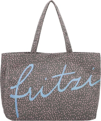 Fritzi aus Preußen Schoudertas Canvas Easy02 Shoulder Bag Grey Donkergrijs