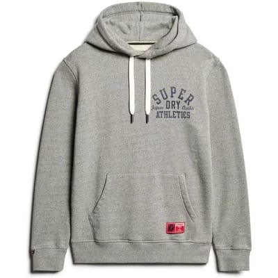 Superdry - Track & Field hoodie met grafische print - Heren - Hoodies