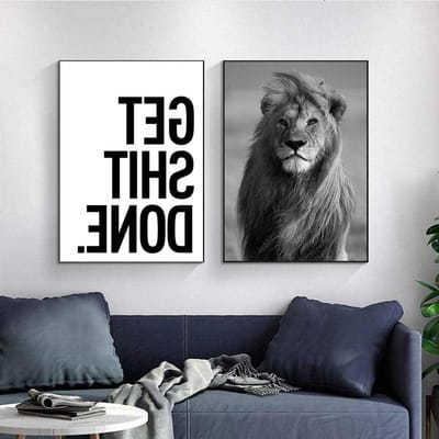 Canvas Schilderij Set - Wanddecoratie Set - Huis Verfraaien - Voorgespannen op Houten Frame - 40x60cmx2 - Veelkleurig