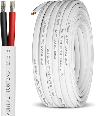 Marine Draad - Bootsnoer Elektrisch - Boot Elektronica - Zuiver Koper - 10 meter 10 AWG - Rood Zwart