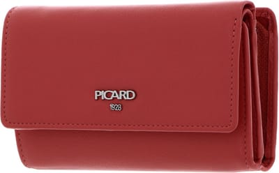 PICARD Leren Portemonnee Bingo Flap Wallet Melon Koraalrood