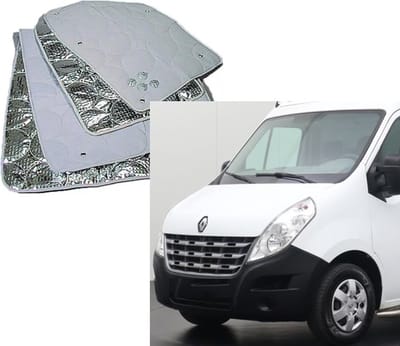 Raamisolatie Geschikt voor Renault Master vanaf 05/2010 Raamisolatie, Raamfolie isolerend camper, tegen hitte en kou,