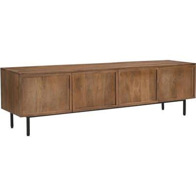 Livingfurn - TV meubel Elan - 180x50x40 cm - Mangohout