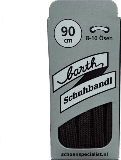 Platte smalle veter zwarte 120 cm