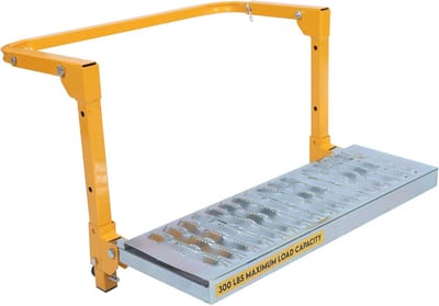Verstelbare Truck Tire Step met Antislip Platform - Opvouwbaar voor 300lbs Capaciteit