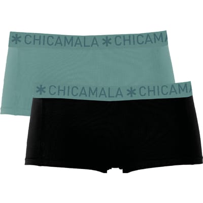 Chicamala Dames Boxershorts – 2 Pack – Ondergoed – Kleding – 95% Katoen – Normale Lengte – Dameskleding – Onderbroeken Dames