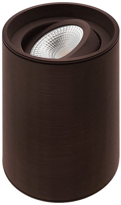 ETH Viggo Opbouwspot rond kantelbaar Anodic brown GU10 fitting