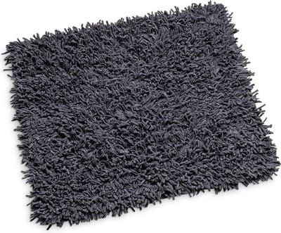 Bidetmat - Toiletmat - WC mat - Classic Pure excellent Antraciet - Badmat - Antislip onderkant - Afmeting 50x60cm