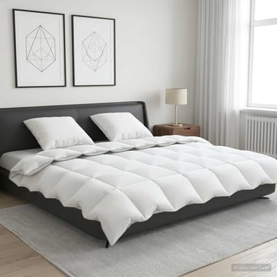 vidaXL - 90% - Ganzendons - Deken - Set - FULDA - 3 - st - 200 - x - 200 - cm - Alle - seizoenen