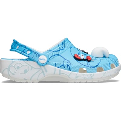 Crocs Classic Smurfs Clog Kids, voor een jongen, Blauw, Slippers, maat: 29/30