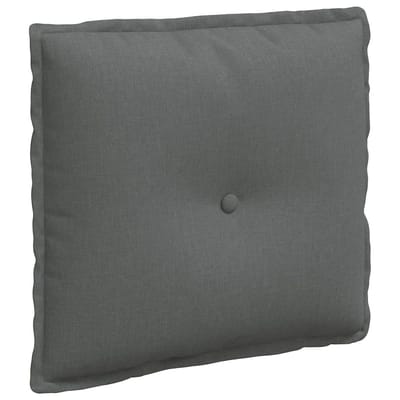 vidaXL - Rugkussen - Donkergrijs - 200 - x - 19 - x - 50 - cm - Stof