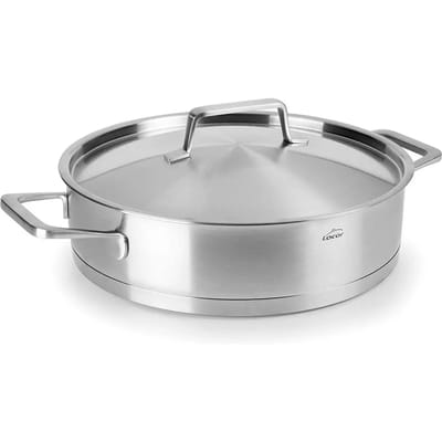 Ronde koekenpan met deksel Lacor Foodie 28x6.5 cm