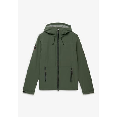 Superdry - Gewatteerde Softshell Trekker Jas Met Capuchon - Heren