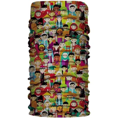 Microfiber Necktube Kind MATT Crowded