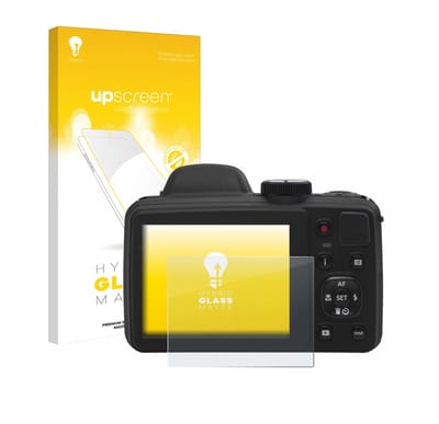 upscreen - Screenprotector voor Kodak Pixpro AZ405 - Folie Beschermfolie Beschermglas matte