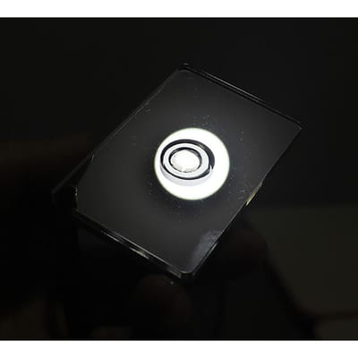 Miroir de Survie Étanche Réfléchissant Miroir de Signalisation avec Boussole Cordon de Cou pour Camping en Plein Air