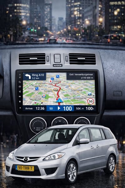 ADIVOX T1 9 inch geschikt voor Mazda 5 2010-2016 Android 15 CarPlay/Auto/Wifi/RDS/DSP/DAB+