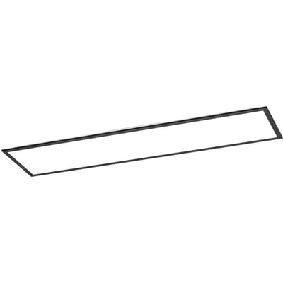 EGLO connect.z Moradillo Smart LED Paneel - 119.5 x 29.5 cm - Zwart - Instelbaar RGB & wit licht - Dimbaar - Zigbee