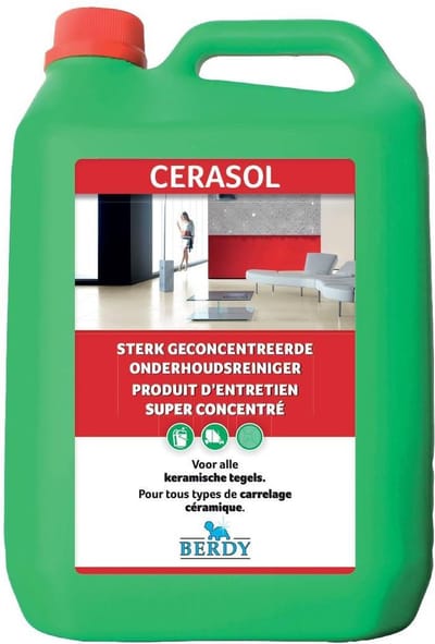Cerasol - Sterk onderhoudsreiniger KERAMISCHE TEGELS - Berdy - 5 L