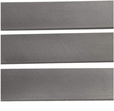 Racing Pro Ski - Snowboard vijl set van 3 100 mm (fijn, medium, grof)