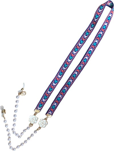 Eyezoo® - Brillenkoord - Brillenketting - Pearly Purper