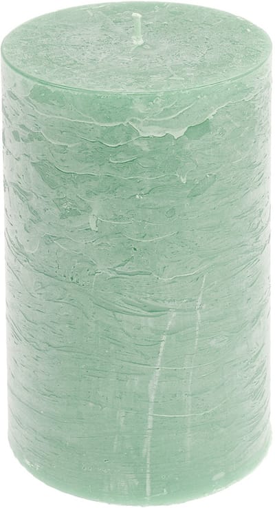 Effen kaarsen lichtgroen 85x150mm 2 st, 2 Stück